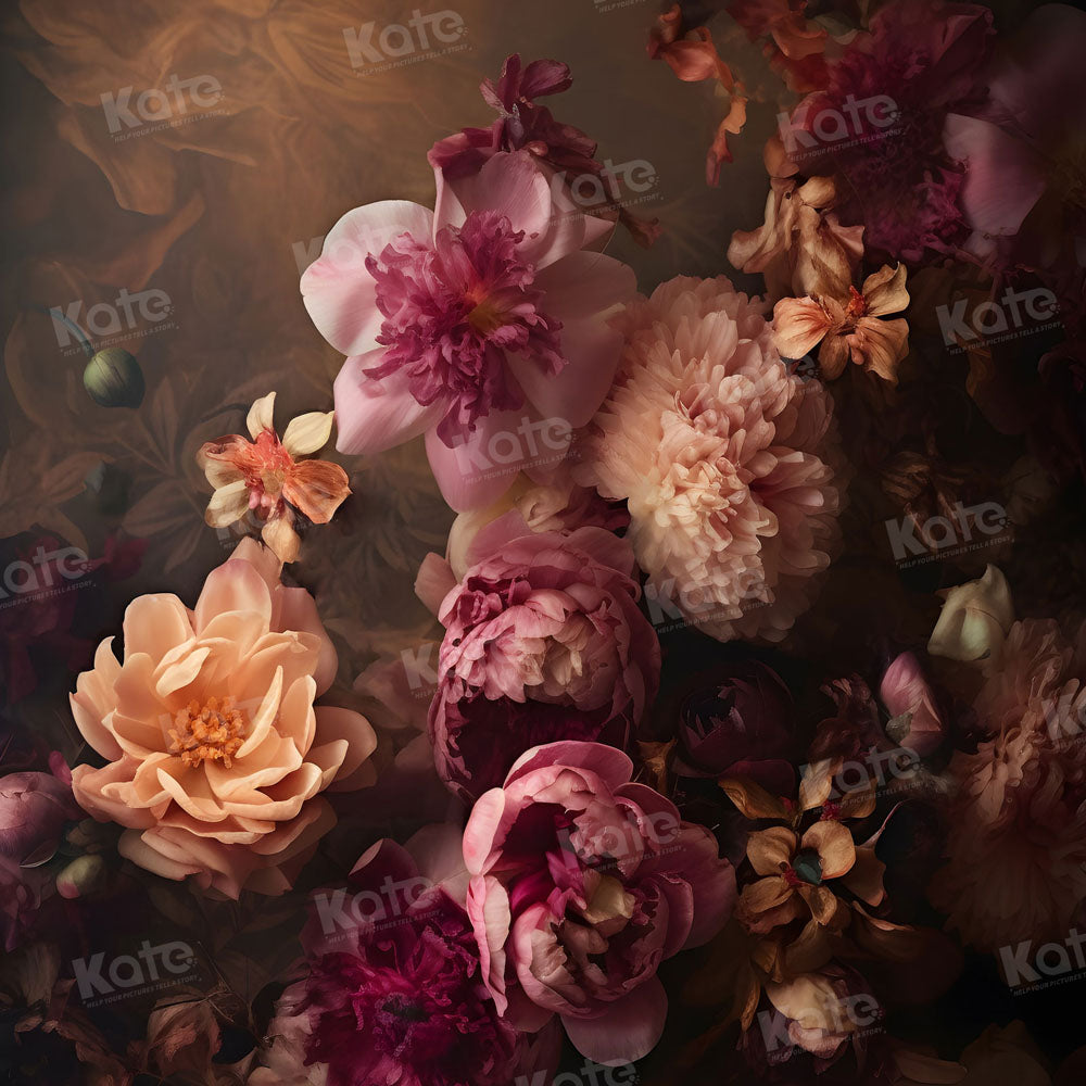 Kate Fleurs Beaux-Arts Romantique Toile de fond pour la photographie