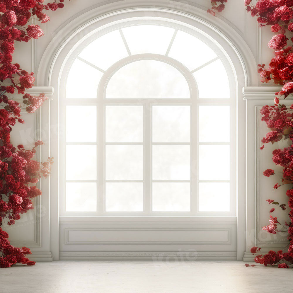 Kate Fenêtre Blanc Mariage Toile de fond conçue par Chain Photographie
