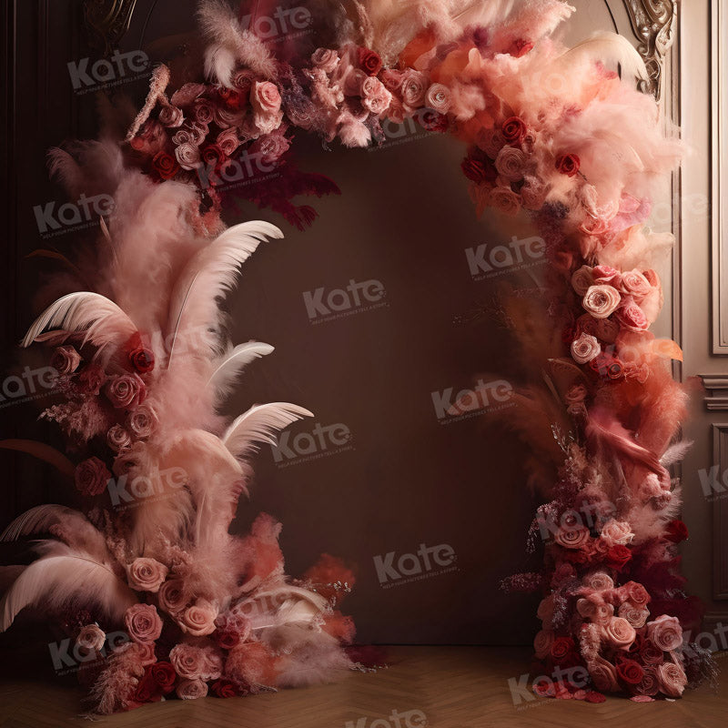 Kate Rétro Arche de mariage Rose Toile de fond pour la photographie - Kate Backdrop FR