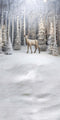 Kate Sweep Mur-à-Sol Hiver Blanc Cerf Toile de fond conçue par Mini MakeBelieve - Kate Backdrop FR