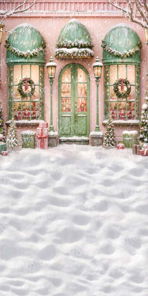 Kate Sweep Mur-à-Sol Noël Rose Magasin Toile de fond conçue par Chain Photographie - Kate Backdrop FR