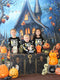 Kate Halloween Citrouille Maison Sol Toile de fond conçue par Chain Photographie - Kate Backdrop FR