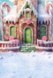 Kate Château de Bonbons Hiver Neige Toile de fond conçue par Emetselch - Kate Backdrop FR
