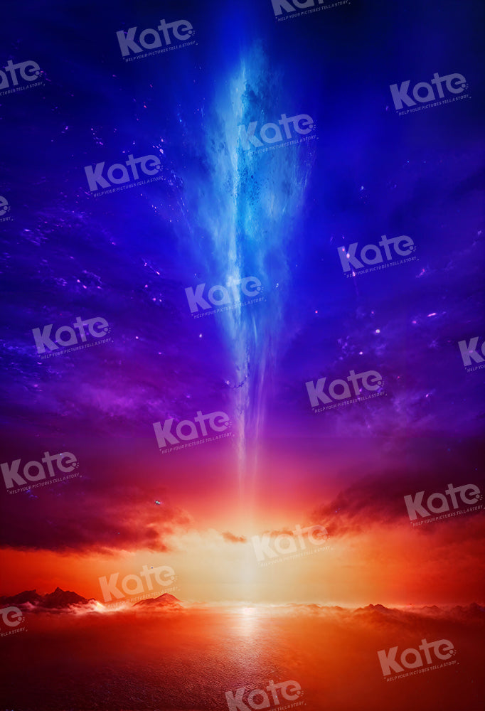 Kate Ciel Bleu Foudre Tonnerre Toile de fond pour la photographie - Kate Backdrop FR