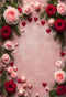 Kate Saint Valentin Rose Mur Floral Toile de fond pour la photographie - Kate Backdrop FR