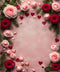 Kate Saint Valentin Rose Mur Floral Toile de fond pour la photographie - Kate Backdrop FR