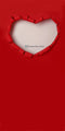 Kate Sweep Mur-à-Sol Saint-Valentin Rouge Déchiré Cœur Toile de fond conçue par Melissa King - Kate Backdrop FR