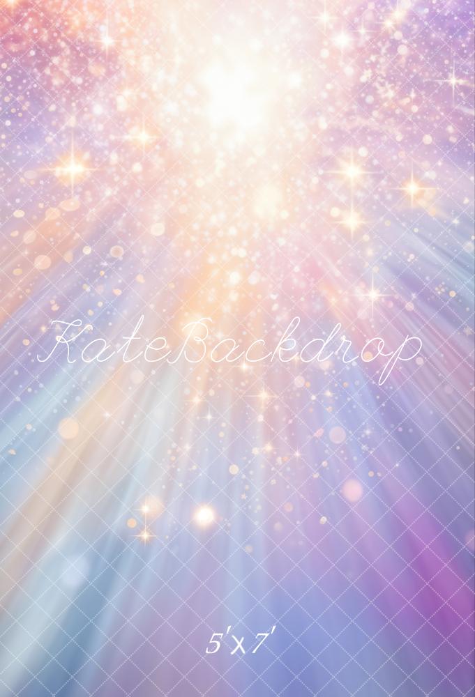 Kate Bokeh Violet Paillettes Doré Fête Toile de fond conçue par GQ - Kate Backdrop FR