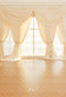 Kate Vintage Beige Rideau Fenêtre Soleil Toile de fond conçue par Emetselch - Kate Backdrop FR