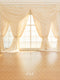 Kate Vintage Beige Rideau Fenêtre Soleil Toile de fond conçue par Emetselch - Kate Backdrop FR