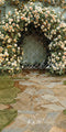 Kate Sweep Mur-à-Sol Printemps Prairie Chemin de pierre Arche Florale Toile de fond conçue par Emetselch - Kate Backdrop FR