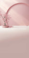 Kate Sweep Mur-à-Sol Fleur de cerisier Rose Arche Printemps Toile de fond conçue par Happy Squirrel Design - Kate Backdrop FR