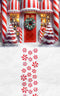 Kate Sweep Mur-à-Sol Noël Canne en Bonbon Neige Toile de fond conçue par Mini MakeBelieve - Kate Backdrop FR