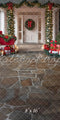 Kate Sweep Mur-à-Sol Classique Noël Extérieur Pavé Toile de fond conçue par Mini MakeBelieve - Kate Backdrop FR