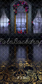 Kate Sweep Mur-à-Sol Halloween Squelette Fenêtre Cimetière Toile de fond conçue par Mini MakeBelieve - Kate Backdrop FR