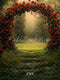 Kate Saint Valentin Fleur Arche Roses Rouges Toile de fond conçue par Emetselch - Kate Backdrop FR