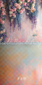 Kate Sweep Mur-à-Sol Glycine Romantique Fleurs Toile de fond conçue par Patty Roberts - Kate Backdrop FR