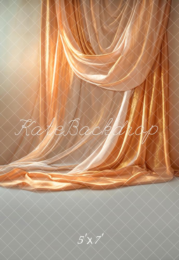 Kate Élégant Rideaux Doré Portrait Toile de fond conçue par Emetselch - Kate Backdrop FR