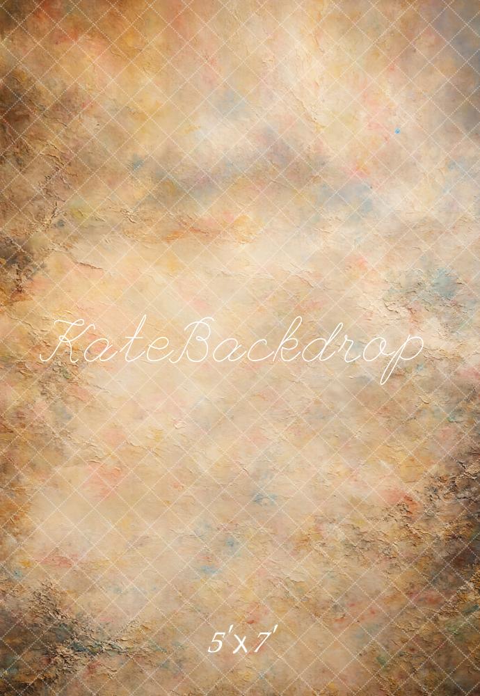 Kate Abstrait Vintage Marron clair Portrait Toile de fond conçue par Emetselch - Kate Backdrop FR