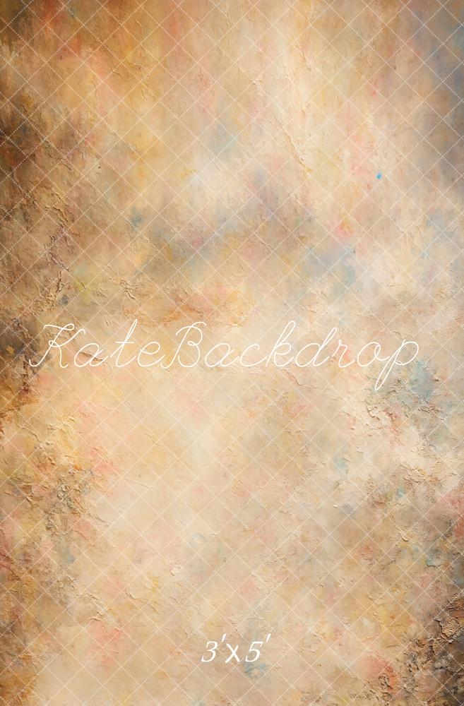 Kate Abstrait Vintage Marron clair Portrait Toile de fond conçue par Emetselch - Kate Backdrop FR