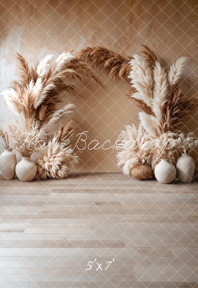 Kate Bohème Arche Beige Élégant Toile de fond conçue par Emetselch - Kate Backdrop FR