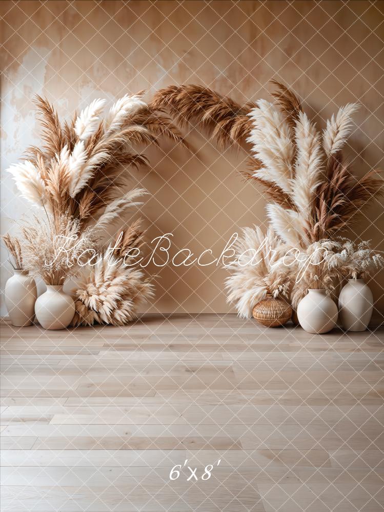 Kate Bohème Arche Beige Élégant Toile de fond conçue par Emetselch - Kate Backdrop FR