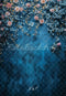 Kate Beaux-arts Fleurs Bleu Vintage Toile de fond conçue par Emetselch - Kate Backdrop FR