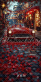 Kate Sweep Mur-à-Sol Saint-Valentin Voiture Rouge Toile de fond conçue par Patty Roberts - Kate Backdrop FR