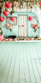 Kate Sweep Mur-à-Sol Romantique Fleurs Voiture Toile de fond conçue par Patty Roberts - Kate Backdrop FR