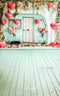 Kate Sweep Mur-à-Sol Romantique Fleurs Voiture Toile de fond conçue par Patty Roberts - Kate Backdrop FR