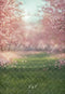 Kate Printemps Fleurs de Cerisier Herbe Toile de fond conçue par Emetselch - Kate Backdrop FR