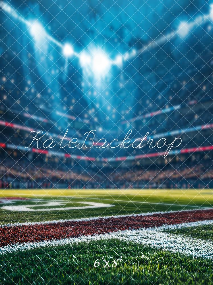 Kate Sports Stade de football Nuit Toile de fond conçue par Emetselch - Kate Backdrop FR