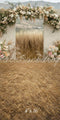 Kate Sweep Mur-à-Sol Bohème Fleurs Champ Toile de fond conçue par Mini MakeBelieve