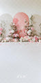 Kate Sweep Mur-à-Sol Printemps Pastel Arche Fleurs Toile de fond conçue par Patty Roberts - Kate Backdrop FR