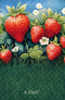 Kate Été Champ de Fraises Herbe Toile de fond conçue par Emetselch - Kate Backdrop FR