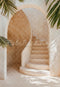 Kate Arche Tropical Escaliers Beige Toile de fond conçue par Emetselch - Kate Backdrop FR