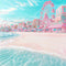 Kate Été Plage Grande Roue Ville Toile de fond conçue par Emetselch - Kate Backdrop FR