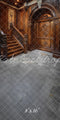 Kate Sweep Mur-à-Sol Manoir en Bois Vintage Escalier Toile de fond conçue par Mini MakeBelieve - Kate Backdrop FR