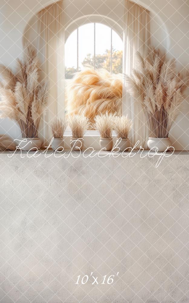 Kate Sweep Mur-à-Sol Arche Bohème Fenêtre Toile de fond conçue par Mini MakeBelieve - Kate Backdrop FR