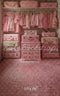 Kate Sweep Mur-à-Sol Princesse Placard Valises Rose Toile de fond conçue par Megan Leigh - Kate Backdrop FR