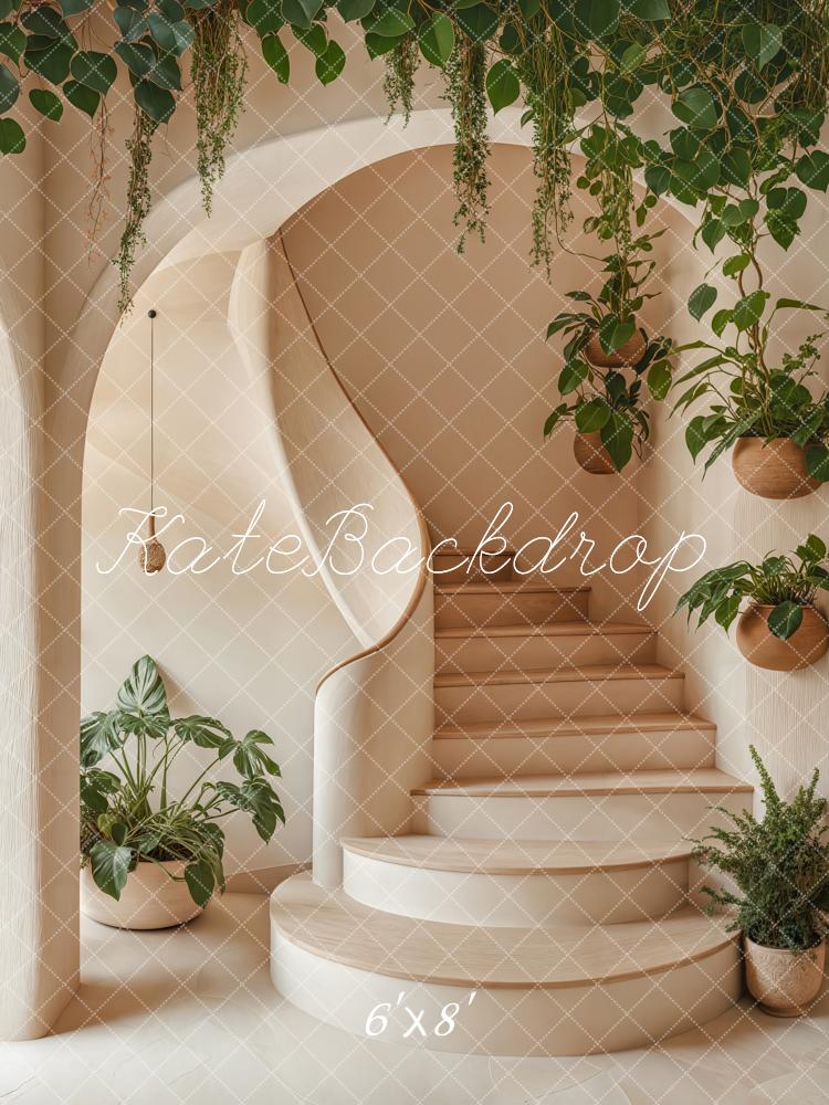 Kate Arche Escaliers Verdure Simple Toile de fond conçue par Emetselch - Kate Backdrop FR