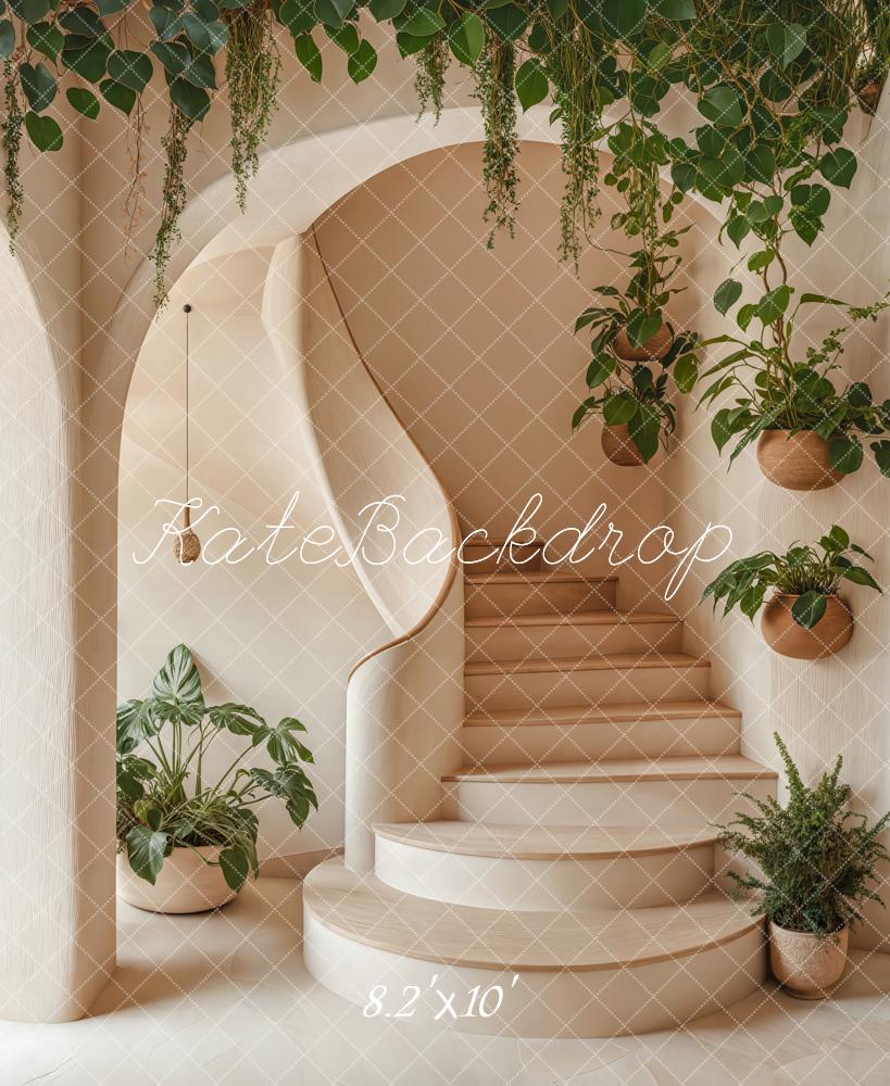 Kate Arche Escaliers Verdure Simple Toile de fond conçue par Emetselch - Kate Backdrop FR