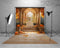 Kate Sweep Mur-à-Sol Automne Citrouille Escaliers Toile de fond conçue par Emetselch - Kate Backdrop FR