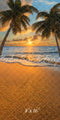 Kate Sweep Mur-à-Sol Plage Tropical Palmier Toile de fond conçue par Emetselch - Kate Backdrop FR