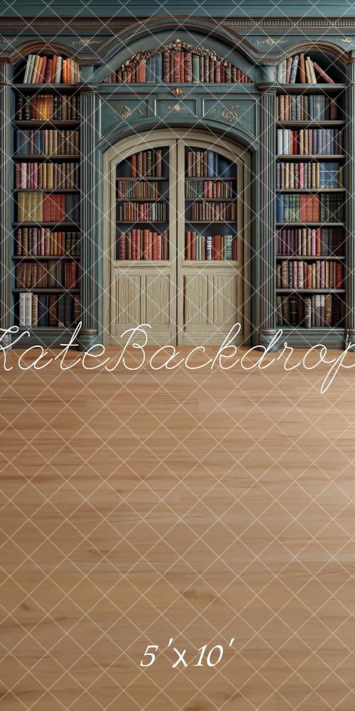 Kate Sweep Mur-à-Sol Bibliothèque Étagère à livres Toile de fond conçue par Lidia Redekopp - Kate Backdrop FR