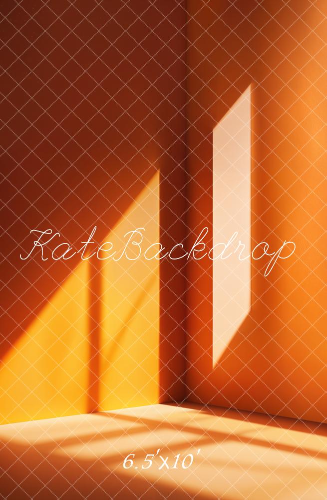 Kate Mode Orange Lumière Ombre Coin Toile de fond conçue par Emetselch