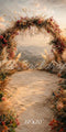 Kate Été Sable Arche Fleurs Bohème Toile de fond conçue par Emetselch