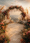 Kate Été Sable Arche Fleurs Bohème Toile de fond conçue par Emetselch - Kate Backdrop FR