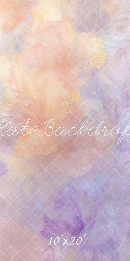 Kate Pastel Fleur Abstrait Portrait Toile de fond conçue par Chain Photographie - Kate Backdrop FR