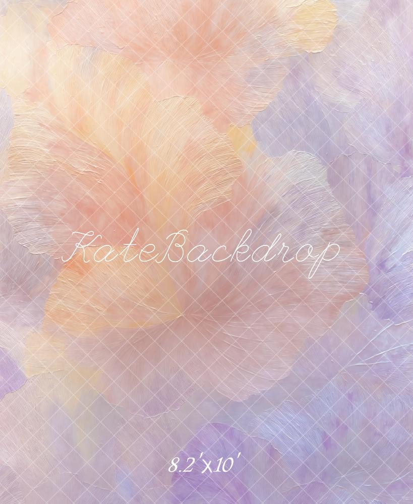 Kate Pastel Fleur Abstrait Portrait Toile de fond conçue par Chain Photographie - Kate Backdrop FR